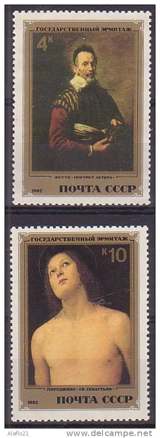 £12 - RUSSIE - 4959 Et 4960 - Tableaux Musée Ermitage 1982 - NEUFS SANS CHARNIERE - Ungebraucht