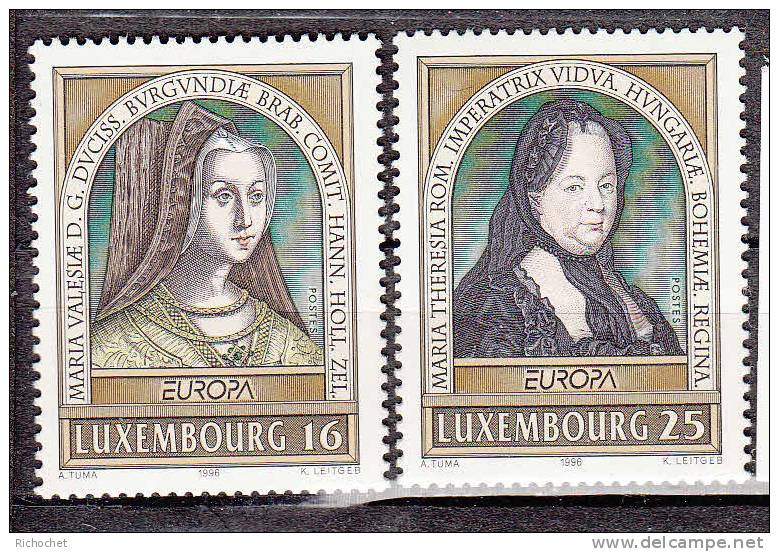 Luxembourg 1340 à 1341 ** - Nuovi