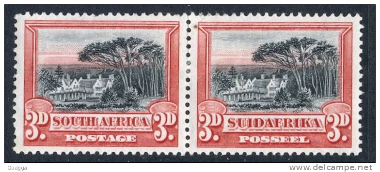 South Africa 1927. 3d Black And Red. SACC 34*, SG 35*. - Unused Stamps