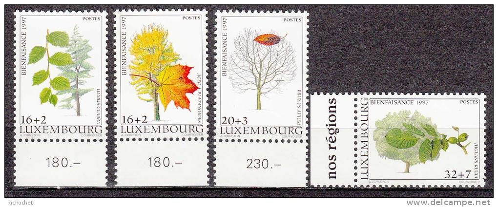 Luxembourg  1381 à 1384 ** - Nuovi