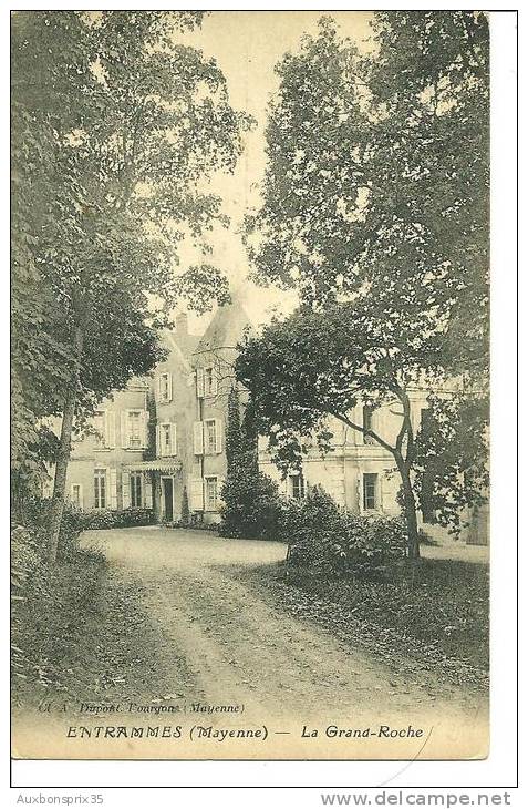 CPA - CARTE POSTALE - 53 - ENTRAMMES - Château La Grand-Roche - Entrammes