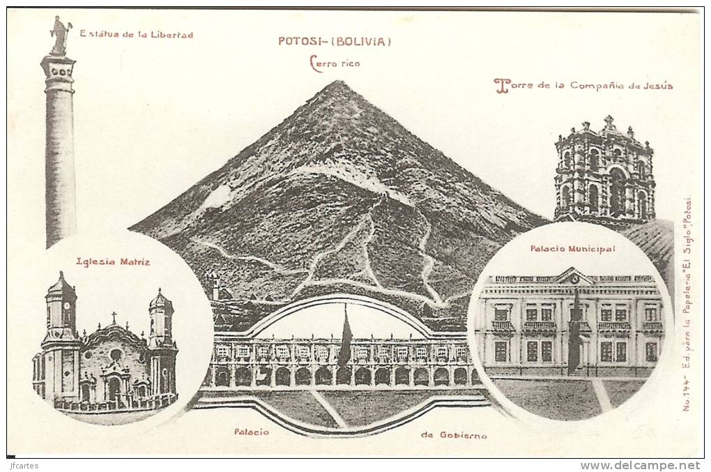 Etr - Bolivie - POTOSI - Multivues - Bolivië