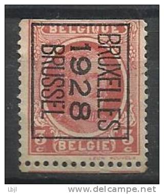 BELGIQUE ,  3 C , Albert 1er , 1921 - 1927 , BRUXELLES 1928 BRUSSEL - Typos 1922-26 (Albert I.)