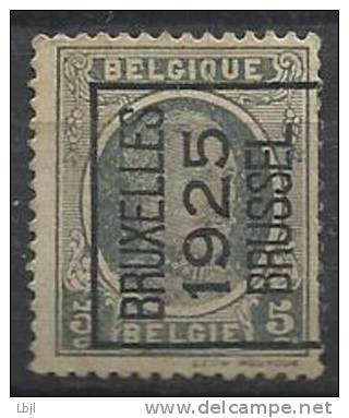 BELGIQUE ,  5 C , Albert 1er , 1921 - 1927 , BRUXELLES 1925 BRUSSEL - Typografisch 1922-26 (Albert I)