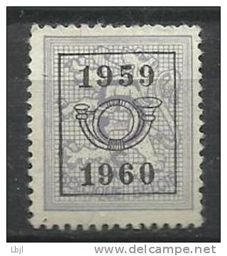 BELGIQUE ,  5 C , Chiffre Sur Lion , 1951 , 1959 . 1960 - Typos 1951-80 (Chiffre Sur Lion)