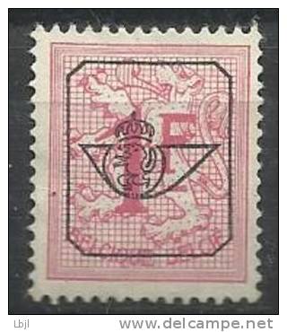 BELGIQUE ,  1 F , Chiffre Sur Lion , 1951 - Typos 1951-80 (Chiffre Sur Lion)