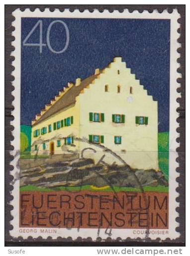 Liechtenstein 1978 Scott 641 Sello º Monasterio Bendern Fürstentum 40c Liechtenstein Stamps Timbre Briefmarke Francoboll - Gebruikt