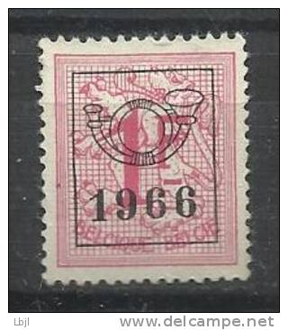 BELGIQUE ,  1 F , Chiffre Sur Lion , 1951 , 1966 - Typos 1951-80 (Chiffre Sur Lion)