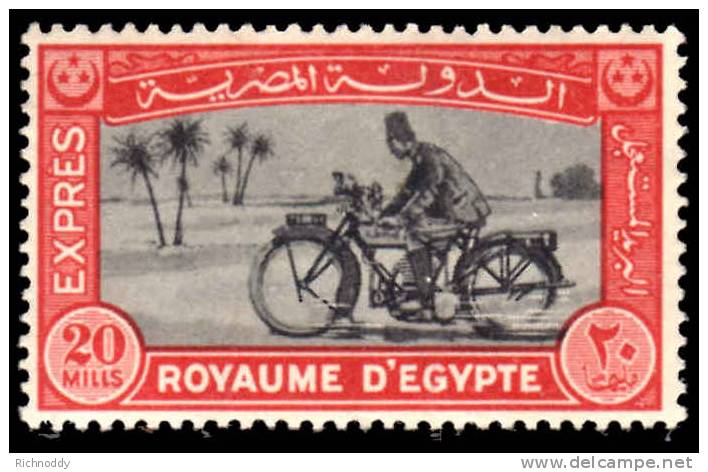 EGYPT 1929 EXPRESS MOTORCYCLE MH* - Otros & Sin Clasificación