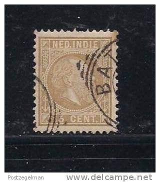 NEDERLANDS INDIE 1870 Used Stamp(s) Willem III 15 Cent Grey/brown Nr. 11 - Netherlands Indies