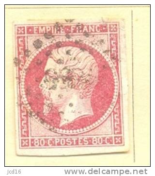 (al) FRANCE NAPOLEON III  N° 17A YT Oblitere - 1853-1860 Napoleon III