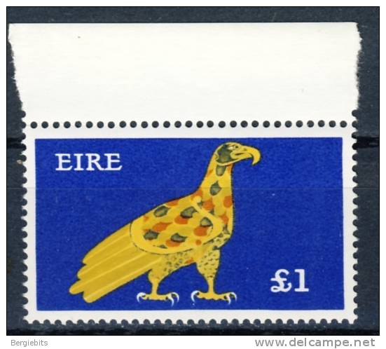 1981 Ireland  MNH  High Value Variety One Pound  Stamp   Thick Paper!  Scott # 359 - Ongebruikt