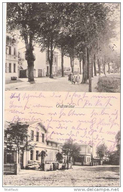 Ostswine OSTERNOTHAFEN Bei SWINEMÜNDE 30.1.1915 Feldpost &#346;winouj&#347;cie TOP-Erhaltu - Pommern
