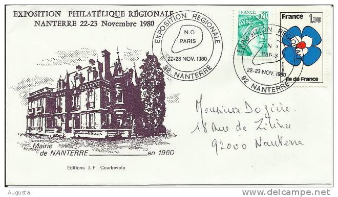 Nanterre - Exposition Philatélique Régionale 22-23 Novembre 1980 - 1961-....