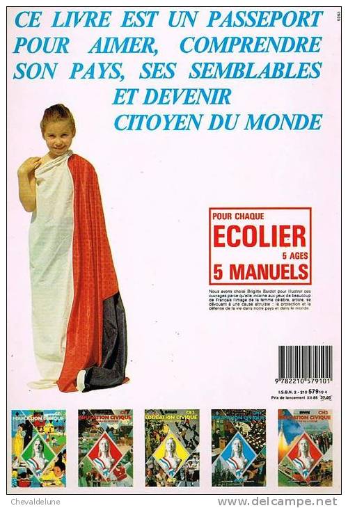 LIVRE SCOLAIRE : J.P. LOCHY Et D. CABELLI : EDUCATION CIVIQUE  CE1 ILLUSTRE PAR CHABOT-MARCELLIN- MAGNIER 1985 - 6-12 Ans