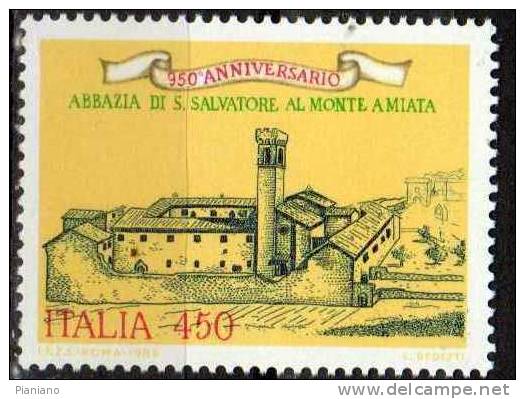 PIA - 1TALIA - 1985 : 950° Abbazia San Salvatore A Monte Amiata  - (SAS  1728) - 1981-90:  Nuovi