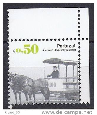 Timbre(s) Neuf(s)** Portugal, Histoire Des Transports En Commun,attelage, Lisbonne, 2007 - Unused Stamps