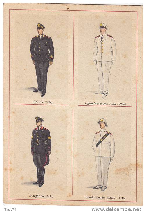 GUARDIE DI P.S. /  Uniformi Del Corpo ( 1936 ) _ Editrice Universale Di M.B.C. - Roma - Police - Gendarmerie