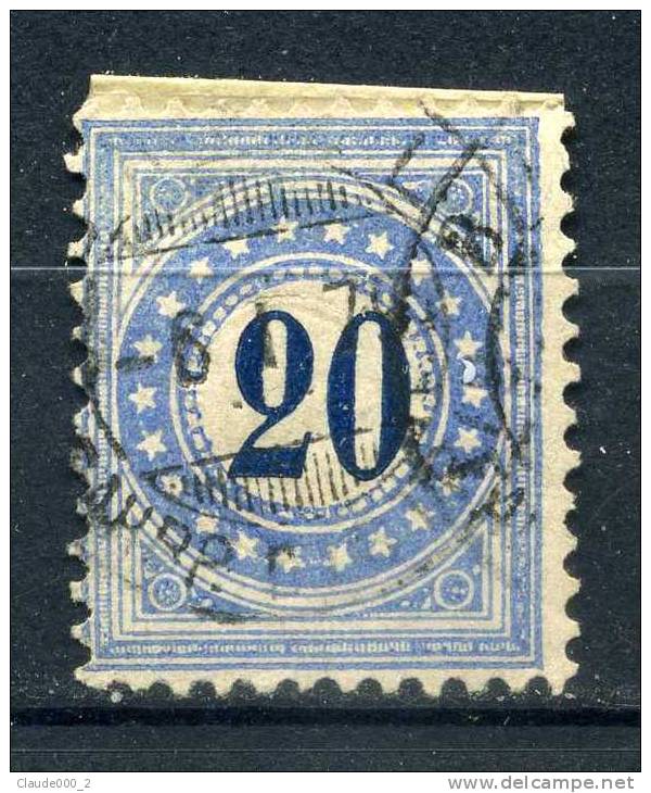 TIMBRE TAXE  1878 N° 6  Oblitéré - Postage Due