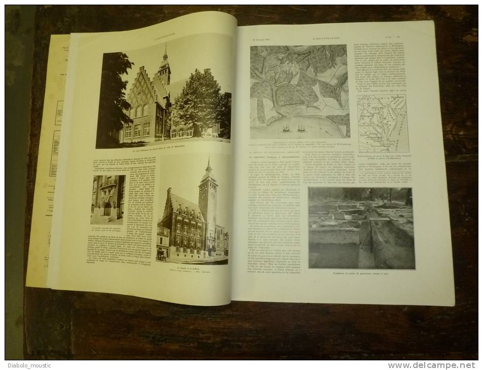 1931 :Béthune ,Mondidier ;Cimetière Français Williamsbourg USA ;Villa Du Repos (Villeneuve-les-Avignon;P Roblème De L' O - L'Illustration