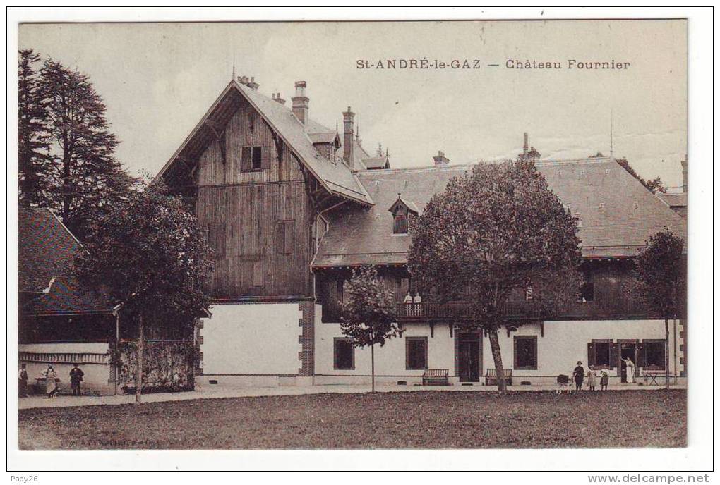 Cpa  St André Le Gaz  Chateau Fournier - Saint-André-le-Gaz