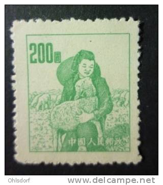 CHINA 1953: Scott 178, (*) - FREE SHIPPING ABOVE 10 EURO - Unused Stamps