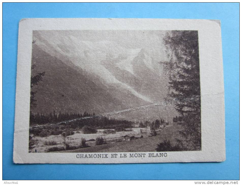 Chamonix Et Le Mont-Blanc &mdash; Chocolat François Meunier&mdash; Chromo Image&mdash; - Menier