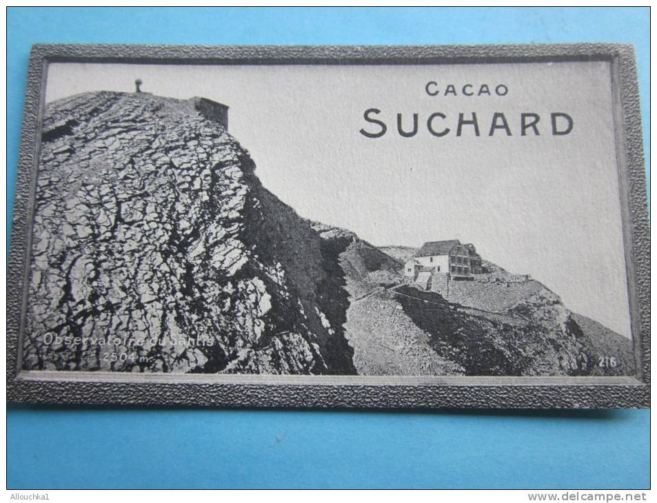 Observatoire Du Sentier En Suisse -Chocolat Suchard Neuchâtel Suisse&mdash; Chromo Image&mdash; - Suchard