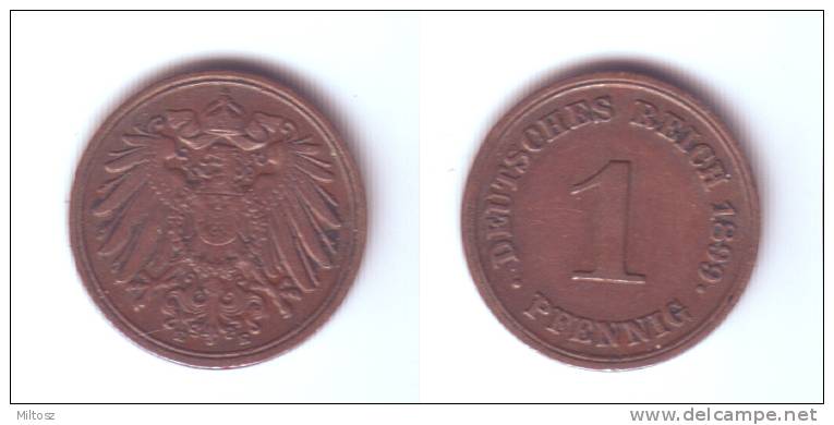 Germany 1 Pfennig 1899 E - 1 Pfennig