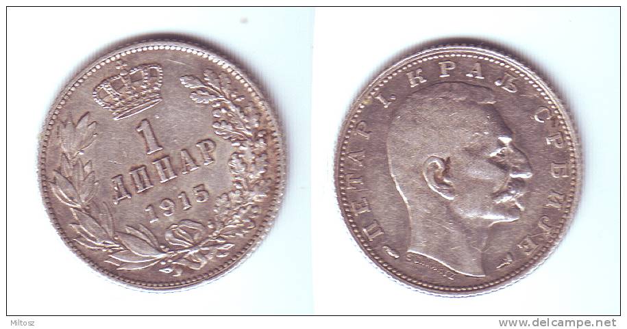 Serbia 1 Dinar 1915 - Serbia