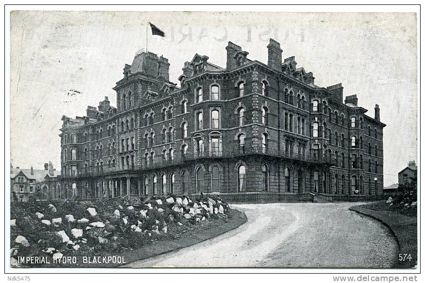 BLACKPOOL : IMPERIAL HYDRO / ADDRESS - RUGBY, OAK TERRACE (DAVIES) - Blackpool