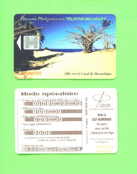 MADAGASCAR - Chip Phonecard As Scan - Madagaskar