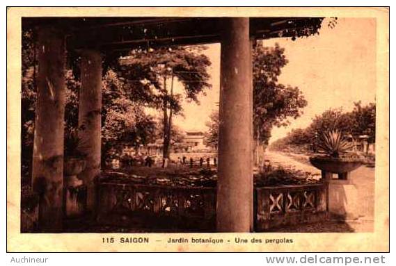 115 Cochinchine - Saïgon - Jardin Botanique, Une Des Pergolas - Vietnam