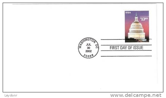 FDC Capitol Dome $13.65 - Scott # 3648 - 2001-2010