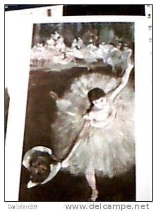 EDGAR DEGAS BALLO  BALLERINE ALL´OPERA CON MAZZO DI FIORI   N1970 DS14880 - Danse