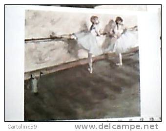 EDGAR DEGAS BALLO  BALLERINE ALL´OPERA A TEATRO  ALLA SBARRA N1970 DS1488 - Danse