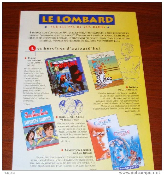 Maquette Promo Le Lombard Sur Les Pas De Vos Héros - Dossiers De Presse