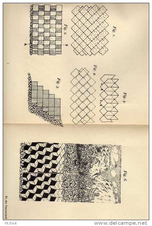 Original Patentschrift - C. Giebeler In Groß Lichterfelde , 1905 , Küstenschutz , Schutzbau , Hochwasser , Flut !!! - Architectuur