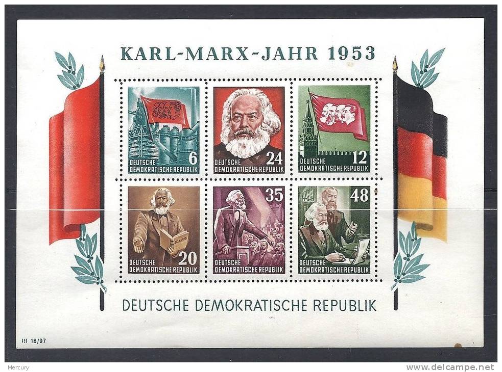 Karl Marx - Blocs Dentelés Neufs LUXE - 2 Scans - Autres & Non Classés