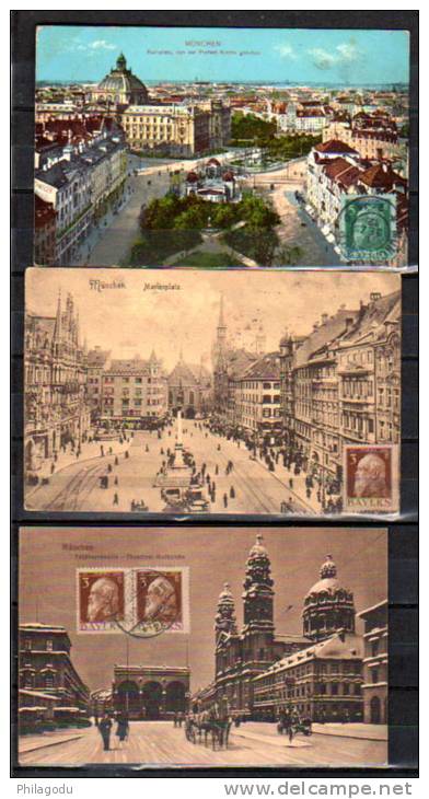 Régent Luitpold Sur Carte Postale De Munich - Briefe U. Dokumente