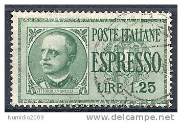 1932-33 REGNO USATO ESPRESSO 1,25 LIRE - RR10179 - Poste Exprèsse