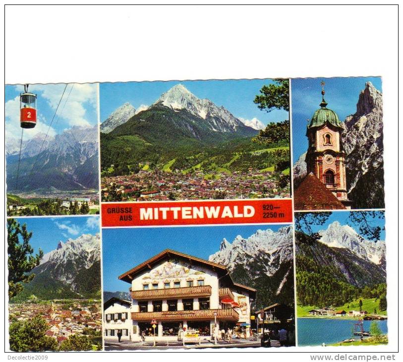 B68020 Germany Mittenwald Multiviews Used Perfect Shape Back Scan At Request - Mittenwald