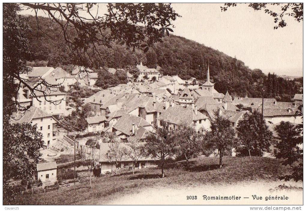 SUISSE - ROMAINMOTIER - Vue Générale - Romainmôtier-Envy