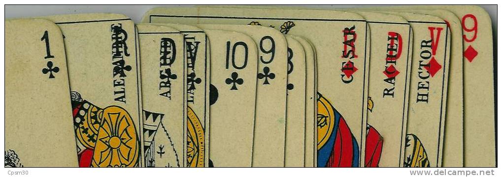 JEU DE CARTES Cartes Opaques - Couleurs Indélébiles - Angles Dorés - Dans L'emballage - ??1900?? - 32 Cartes