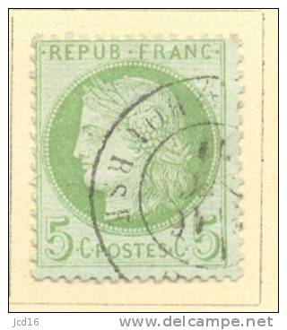 FRANCE CERES N° 53 YT Oblitere Cachet à Date Bourse - 1871-1875 Cérès