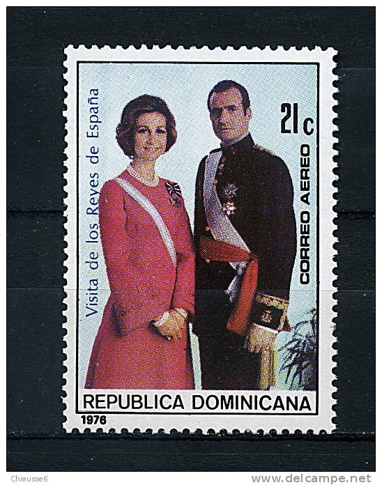 Rep. Dominicaine ** PA N° 284 - Visite Du Couple Royal Espagnol - Dominican Republic