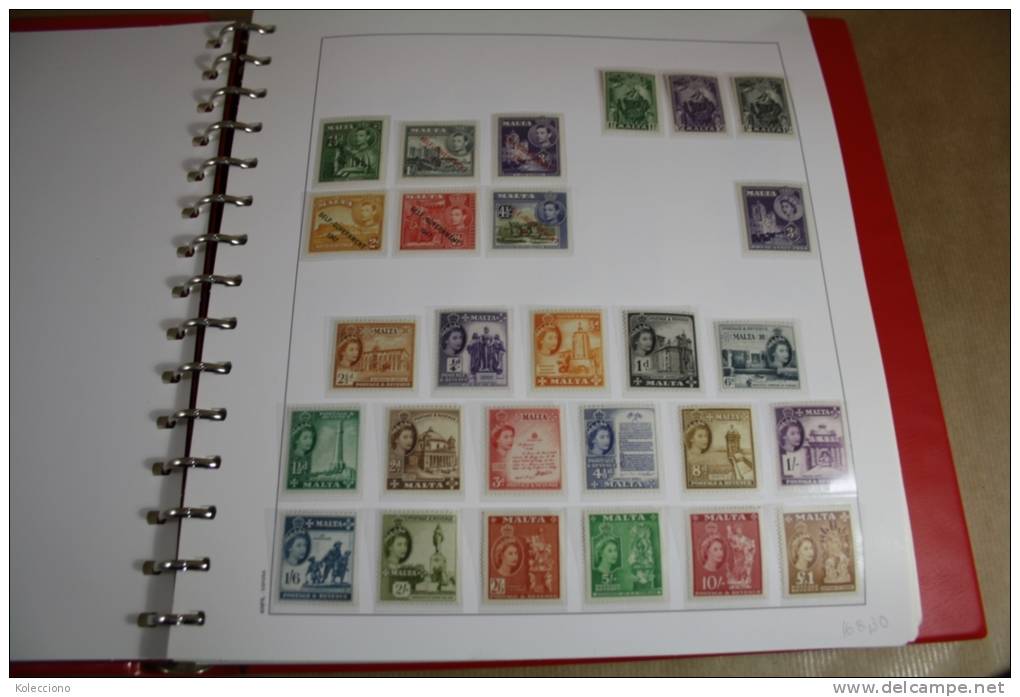 Malta Collection Mint Never Hinged 1949 To 1998 Catalogue Value Over 1400 Euros - Collections (en Albums)