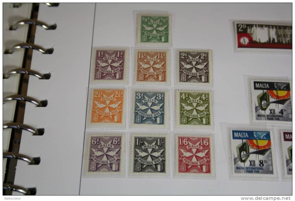 Malta Collection Mint Never Hinged 1949 to 1998 Catalogue Value Over 1400 Euros