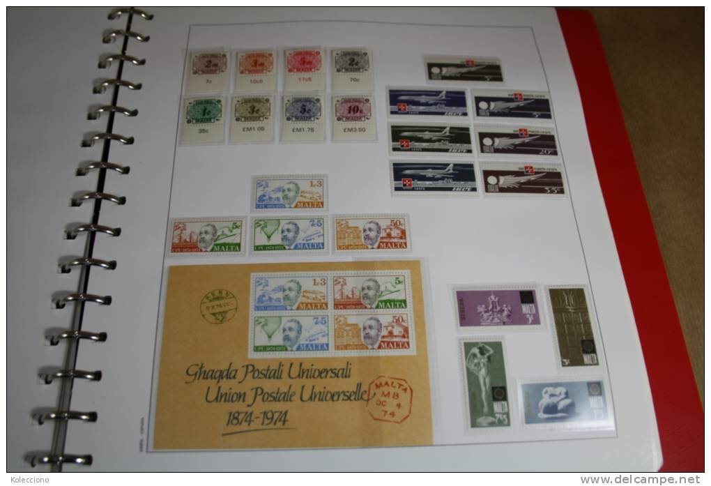 Malta Collection Mint Never Hinged 1949 to 1998 Catalogue Value Over 1400 Euros