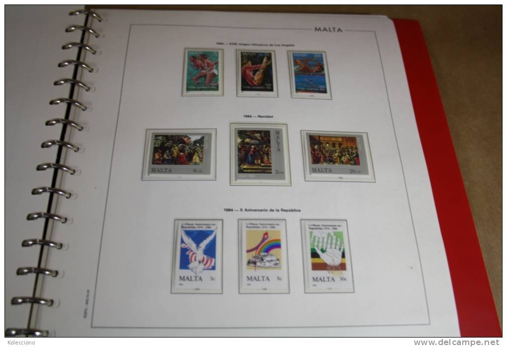 Malta Collection Mint Never Hinged 1949 to 1998 Catalogue Value Over 1400 Euros